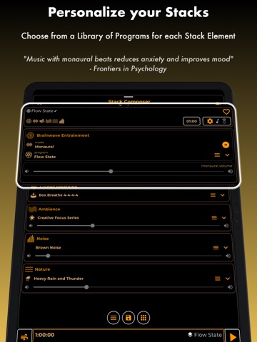 NeuralStack.io™: Focus & Sleep iPad screenshot