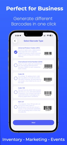 Scan All: QR Barcode NFCs Docs iPhone screenshot
