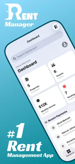 Rent & Tenant Manager iPhone Ekran Görüntüsü 1