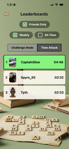 Wordiac: Word Puzzles & Duels screenshot
