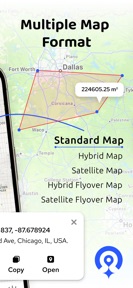 GPS Coordinator Area Measure screenshot