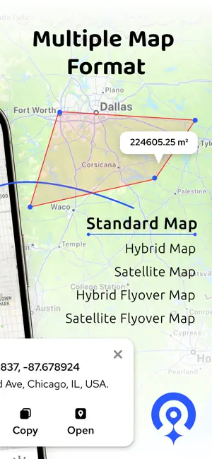 GPS Coordinator Area Measure screenshot 2
