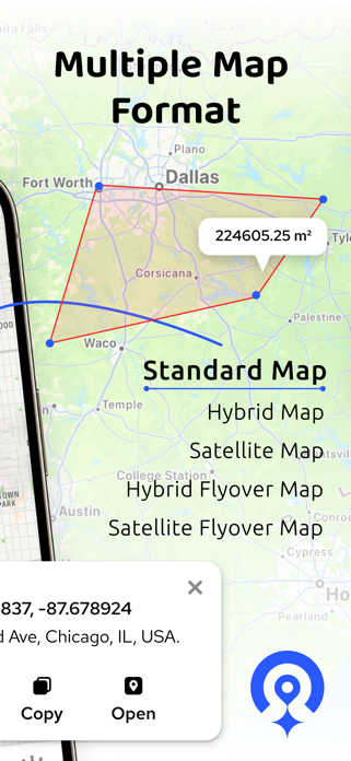 GPS Coordinator Area Measure Screenshot 2 of 9