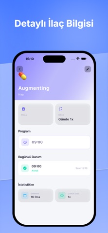 Med Reminder: Pill & Med Track iPhone screenshot