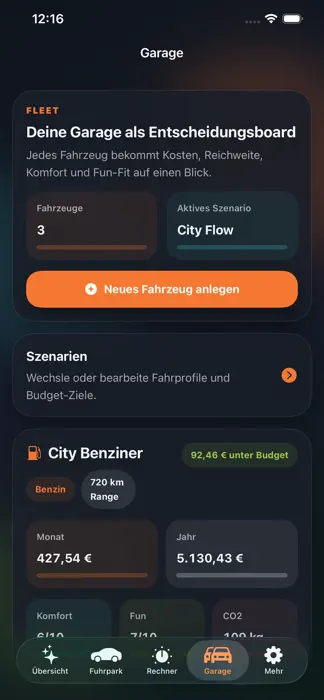 CarCalc Pro: Autokosten — Screenshot 1