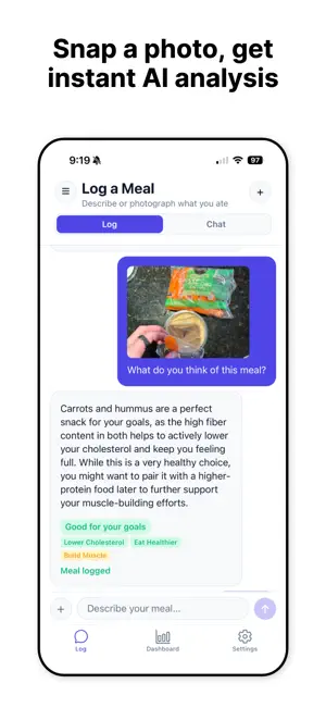 PlateIQ - AI Meal Tracker screenshot 1