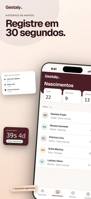 Gestaly | Gestantes e Partos screenshot 4 of 6