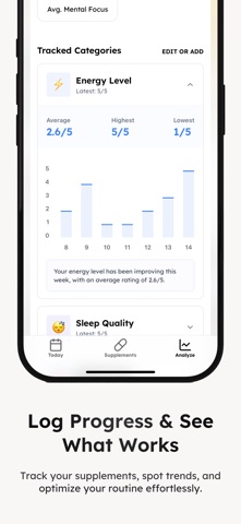 SuppMate - Supplement Tracker screenshot