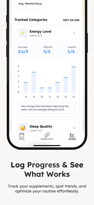SuppMate - Supplement Tracker Screenshot 3 of 7