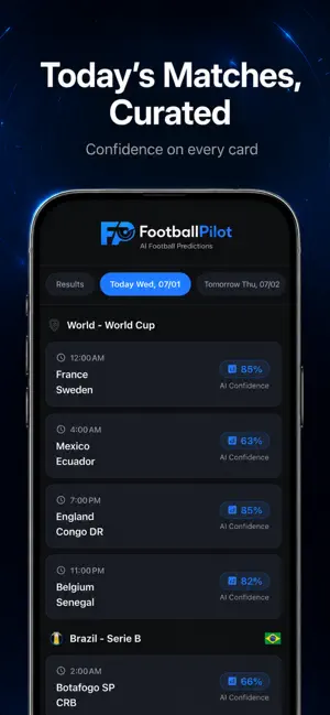 Football Pilot: AI Predictions screenshot 4