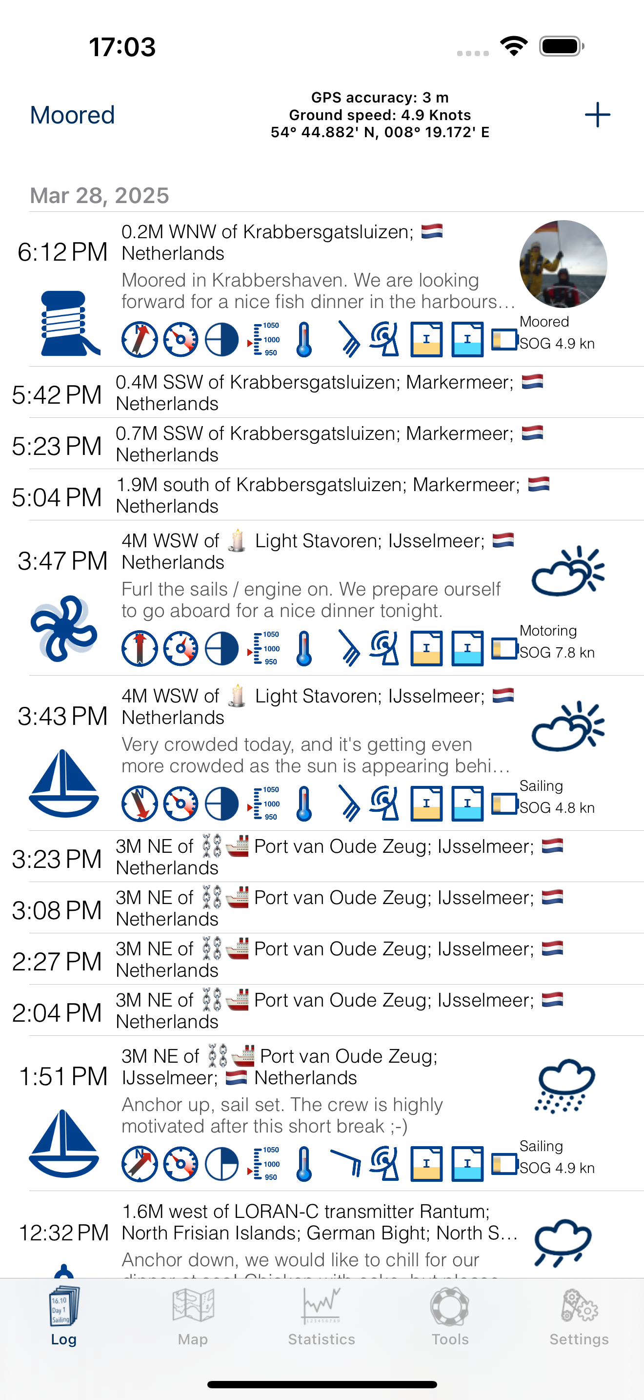 Ship's Log Book for Captains