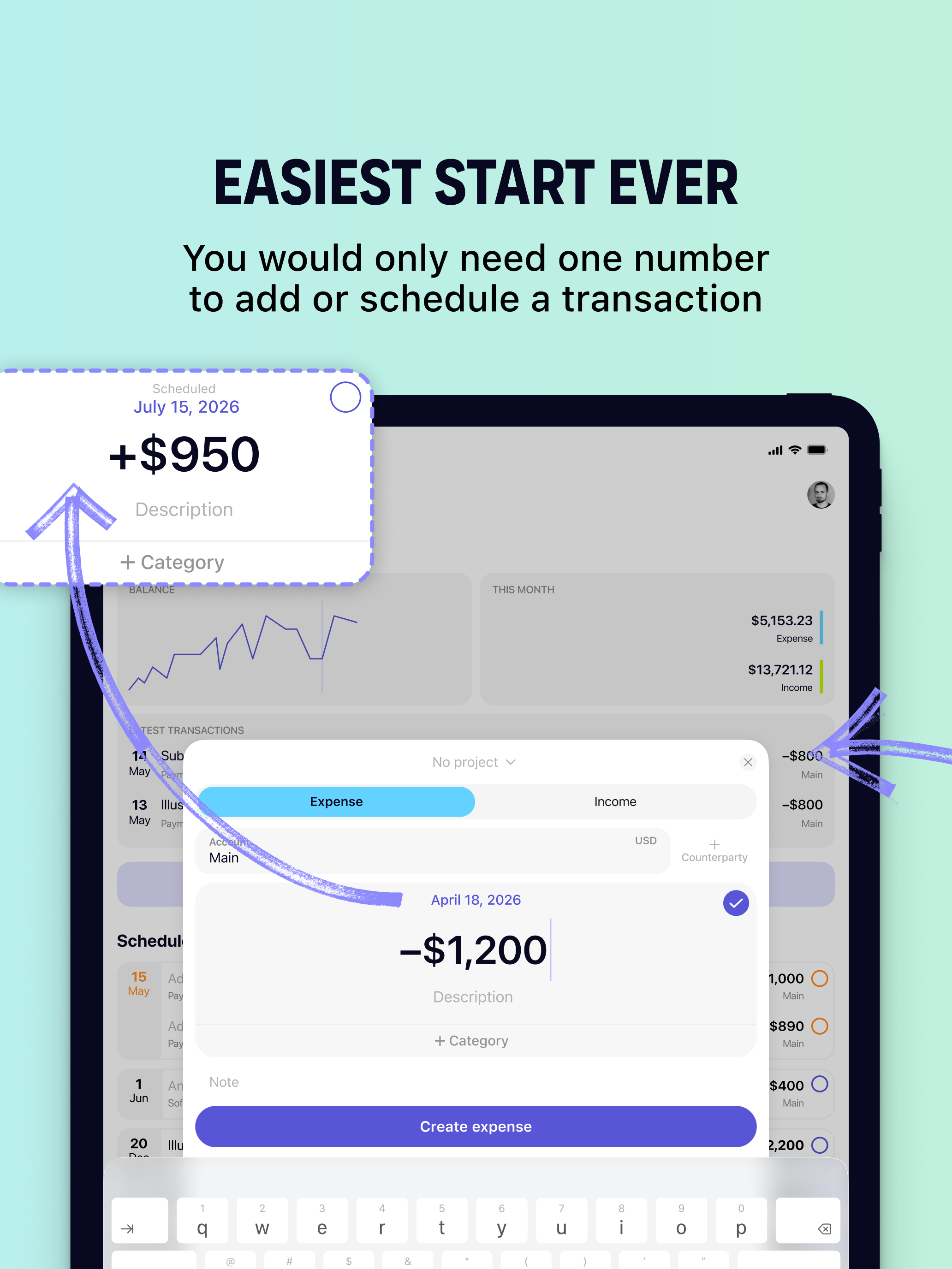 onbalance: cash flow tracker screenshot 10