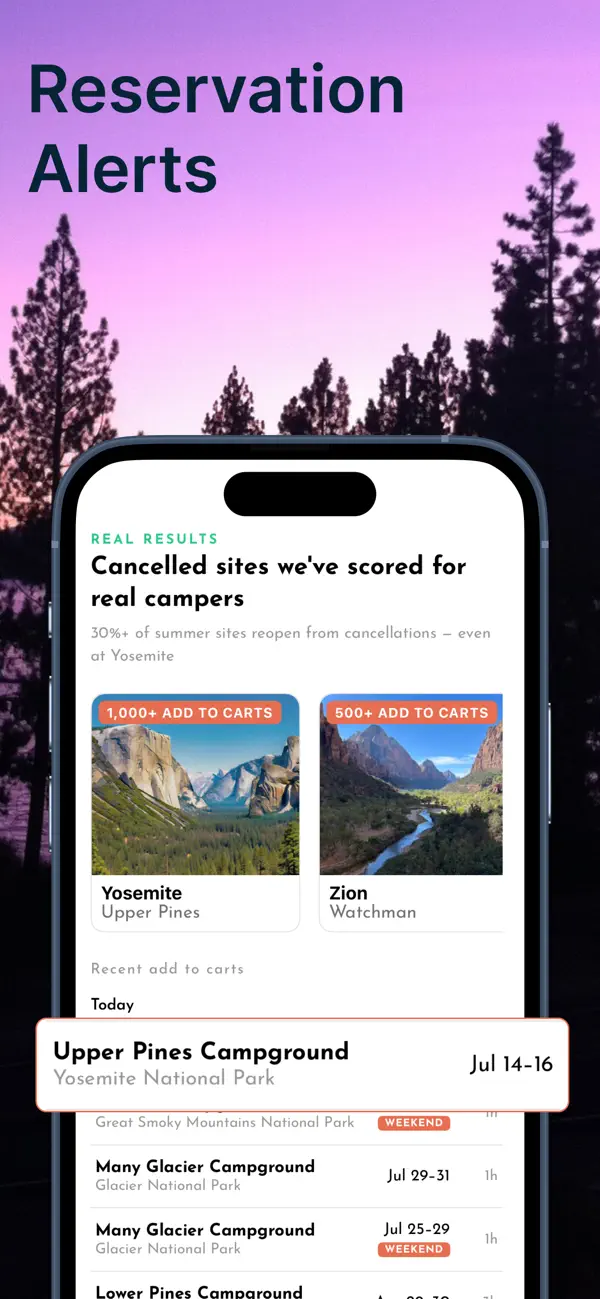 Screenshot #2 pour Campsite Tonight: Camping