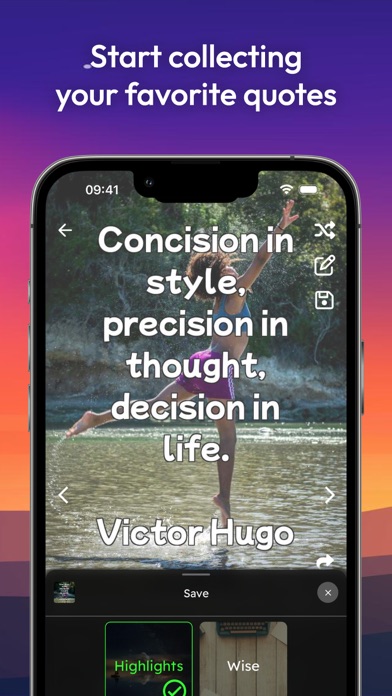 Literally: Quotes and Thoughts iPhone screenshot 5 - Reference app