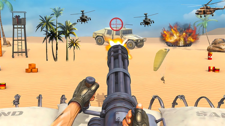 Gunship Gun Game - Modern Ops