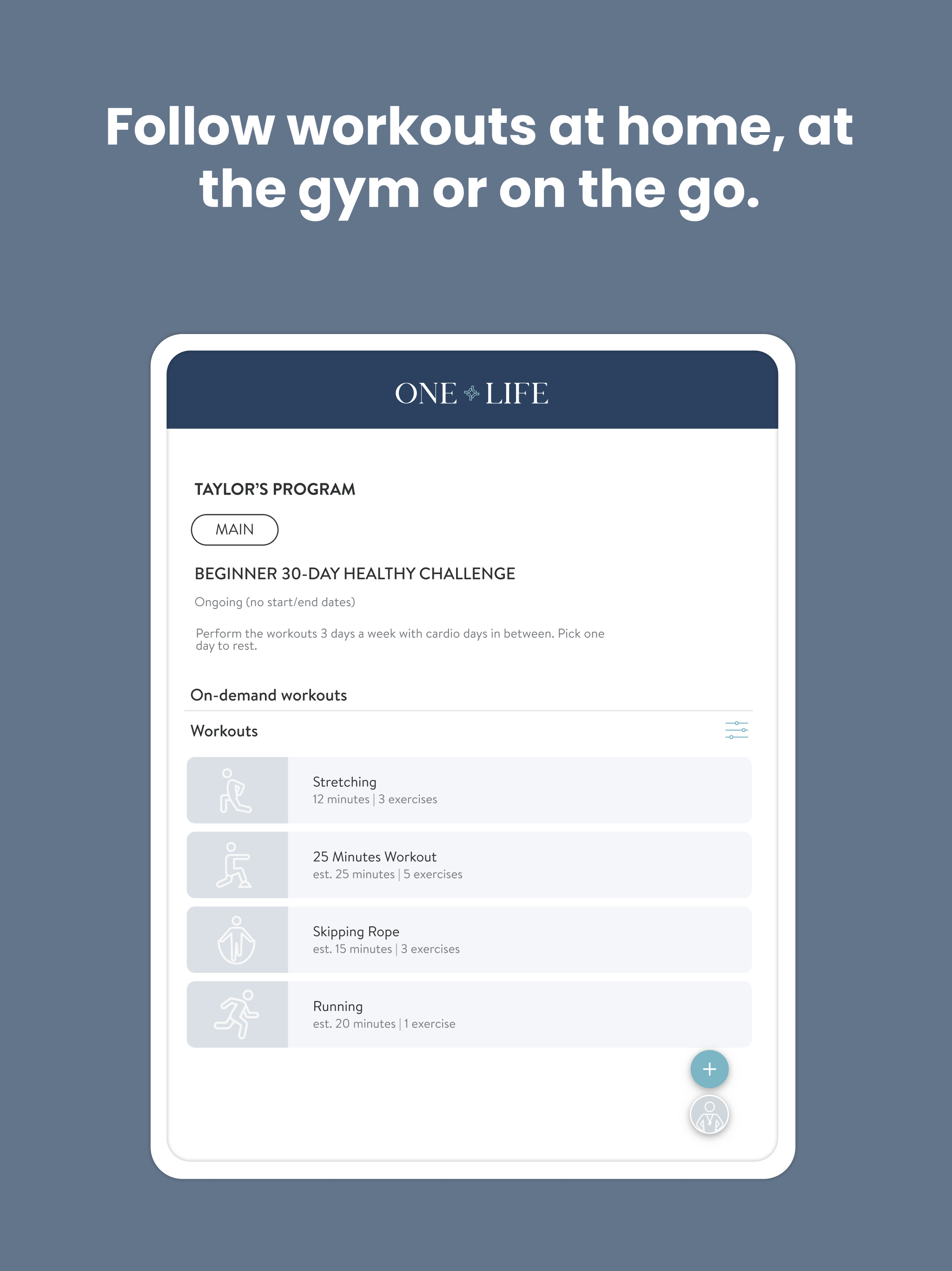 One Life Health and Fitness screenshot 11