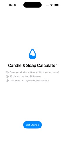 Candle & Soap Calculator Screenshot 1 of 3