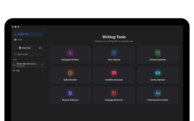 App screenshot