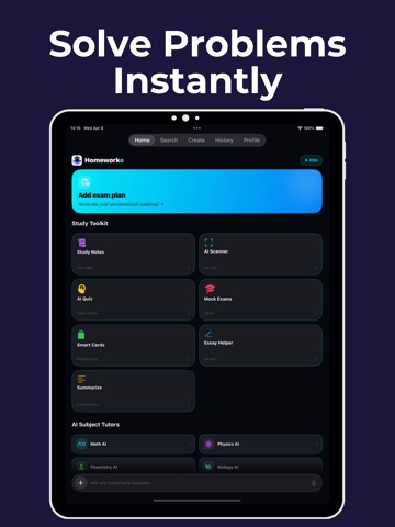 AI Homework Helper: Homeworko iPad screenshot