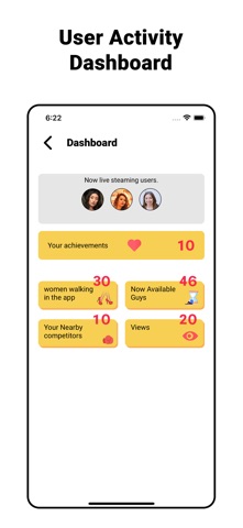 Lady First - Casual Dating App iPhone screenshot