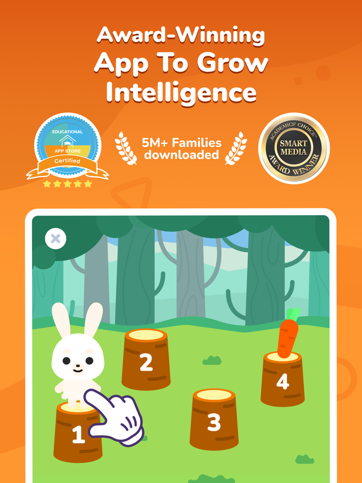 #6. LogicLike: Kids Learning Games (iOS) By: Massiana