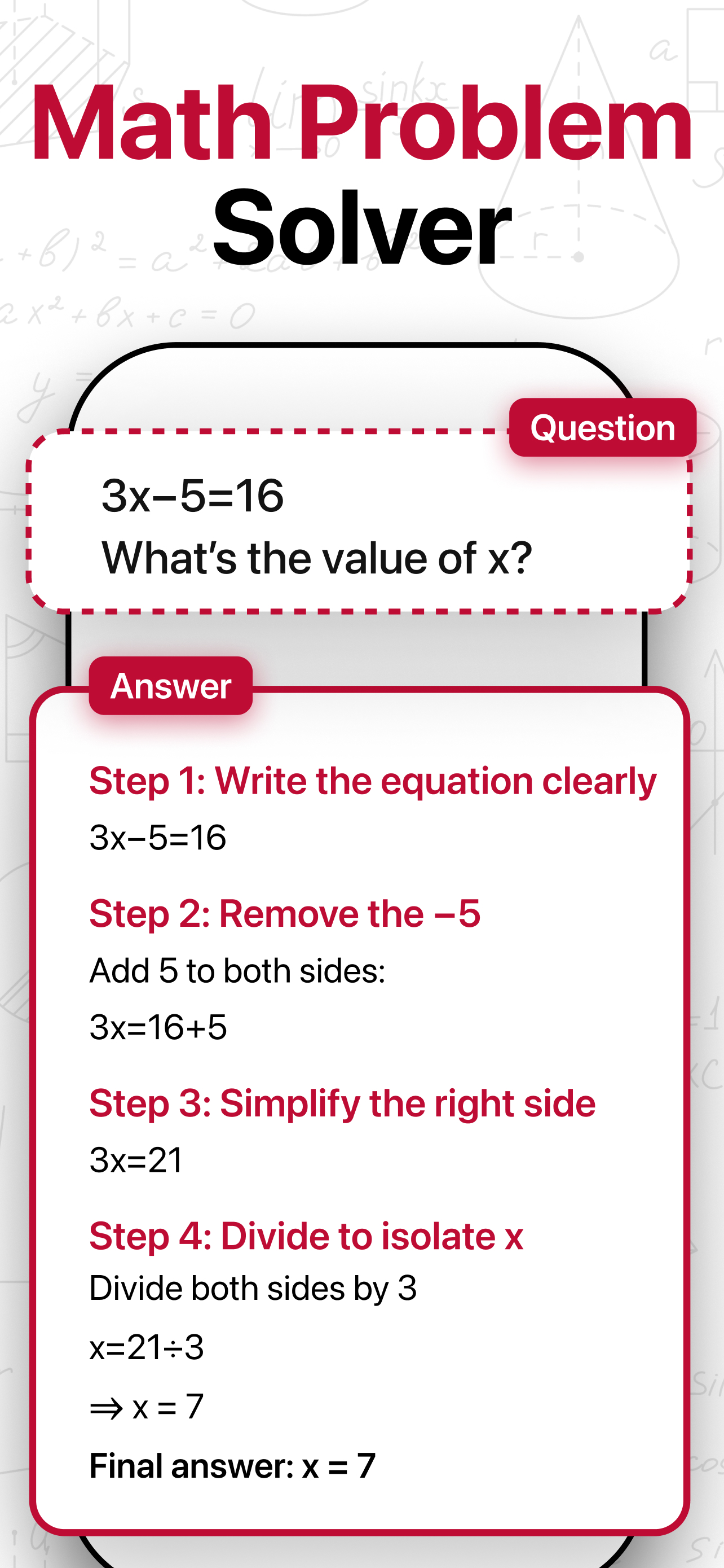 Math AI Solver Homework Helper screenshot 4