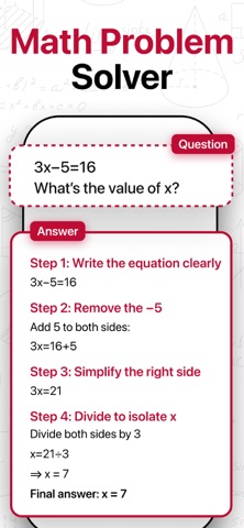 Math AI Solver Homework Helper iPhone screenshot