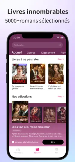 Capture d'écran de Pinknovel - นิยาย อ่านออนไลน์ sur iPhone 2