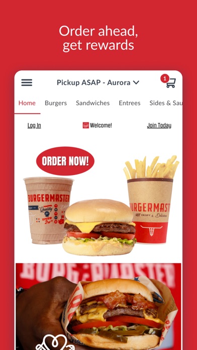 Screenshot 1 of Burgermaster Rewards App