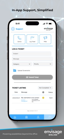 Envisage Online iPhone screenshot