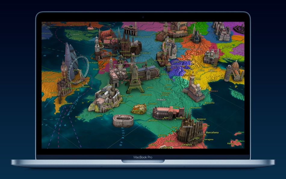 #3. Earth 3D (macOS) By: 3Planesoft