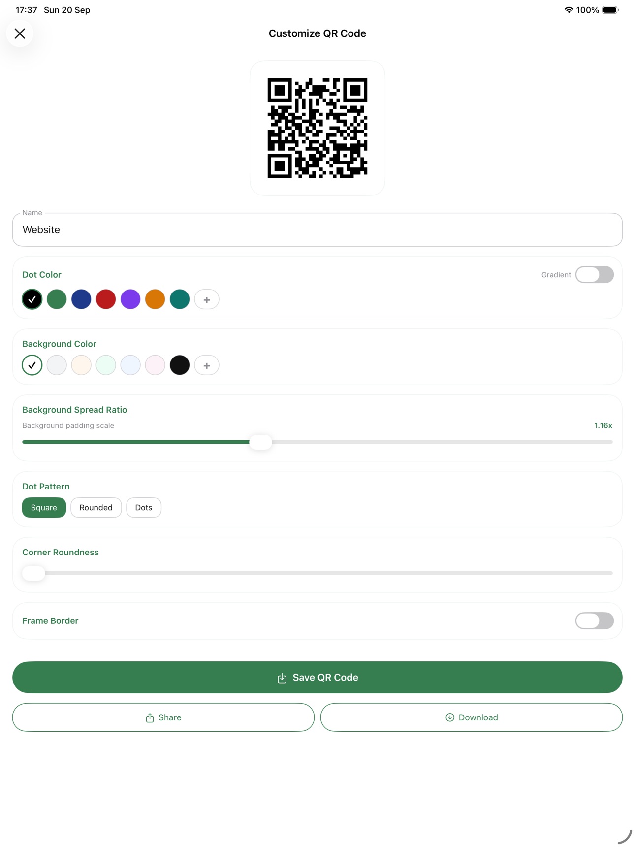 Screenshot 10 of Easy QR Maker - Offline