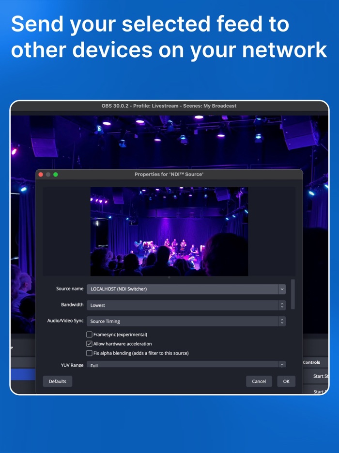 NDI Switcher - Focus