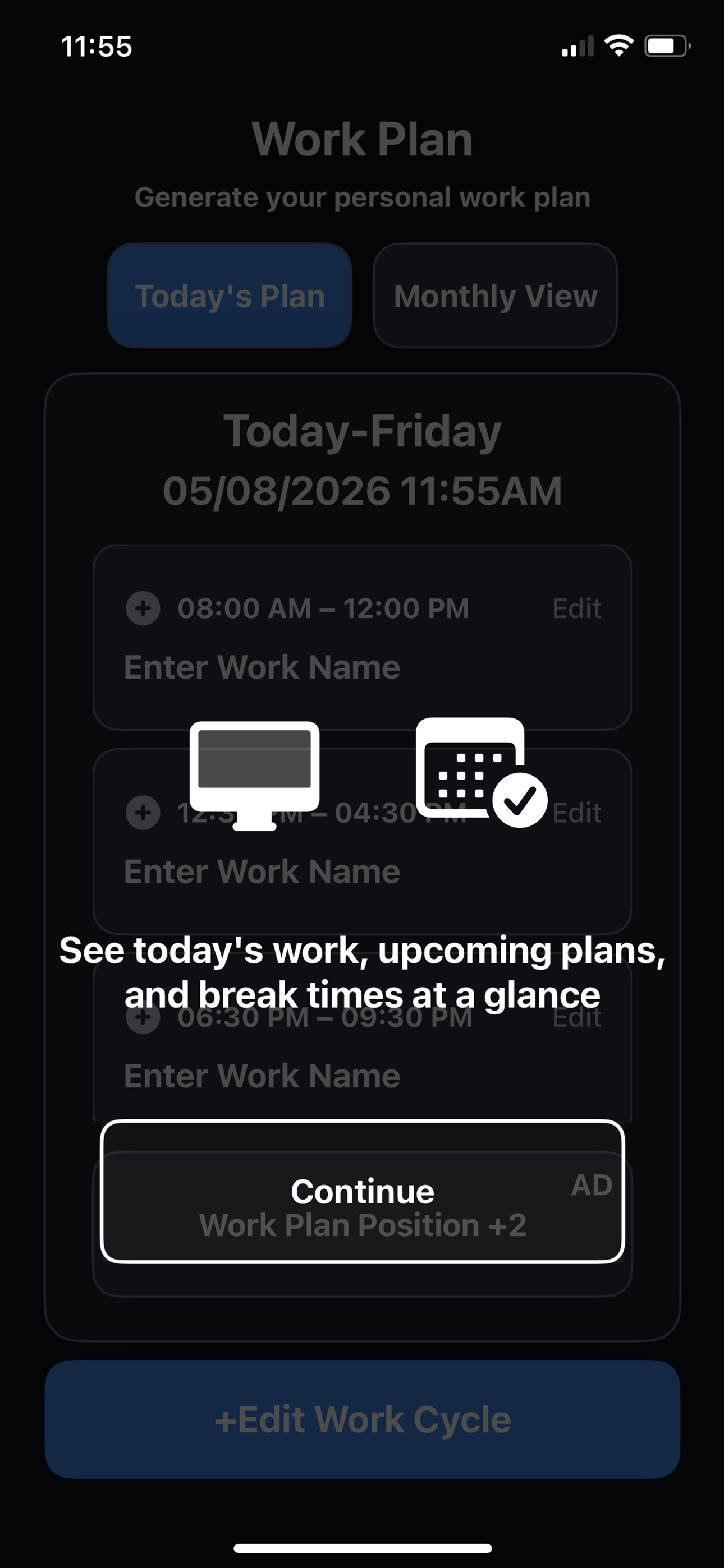 Weektix screenshot 3