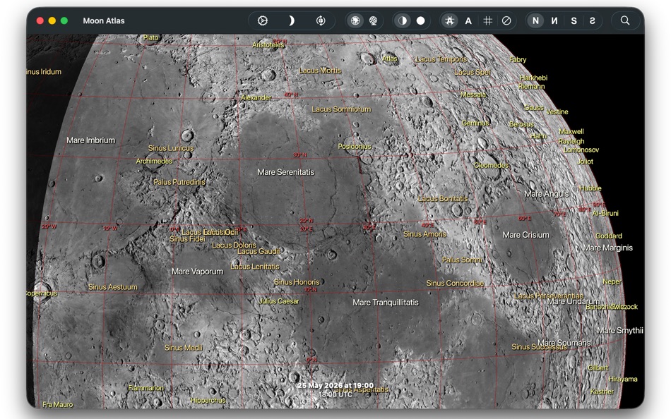 #2. Moon Atlas (macOS) Podle: Julian James