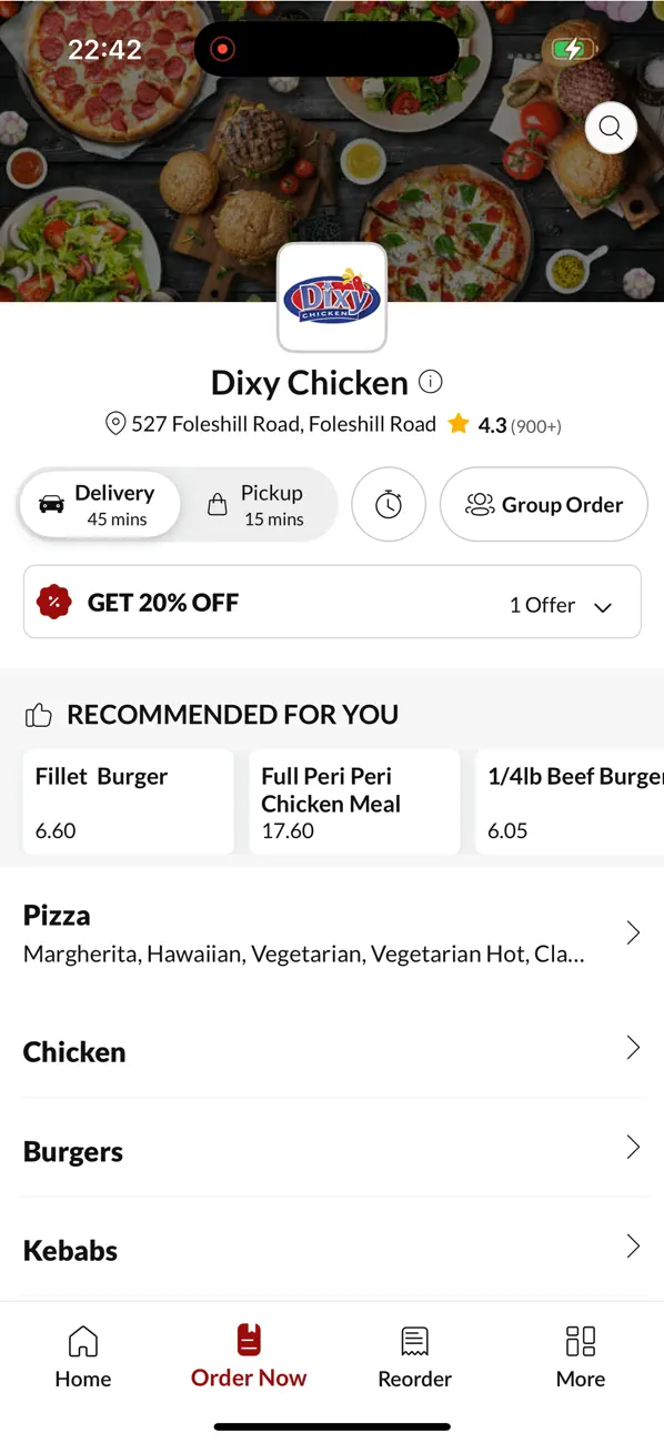 Screenshot #2 pour Dixy Chicken in Foleshill Road