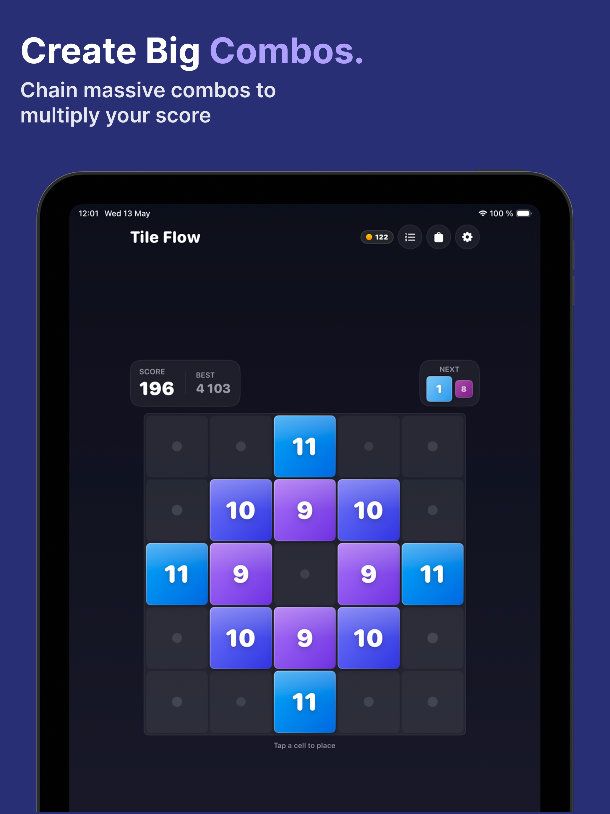 Tile Flow: Merge Puzzle