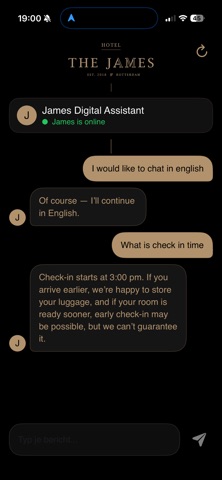 James Assistant screenshot