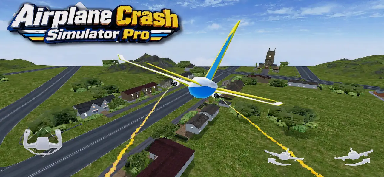 Screenshot #2 pour Airplane Crash Simulator Pro