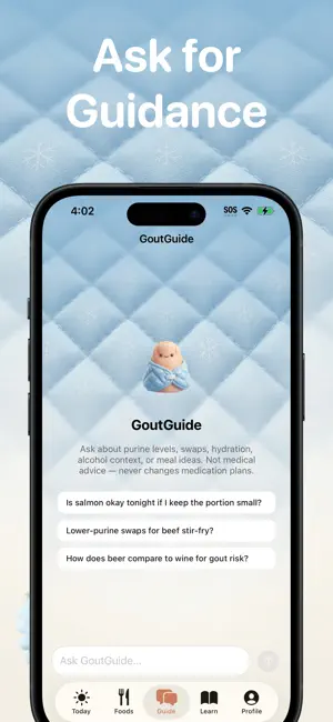 Gout Diet Tracker screenshot 2