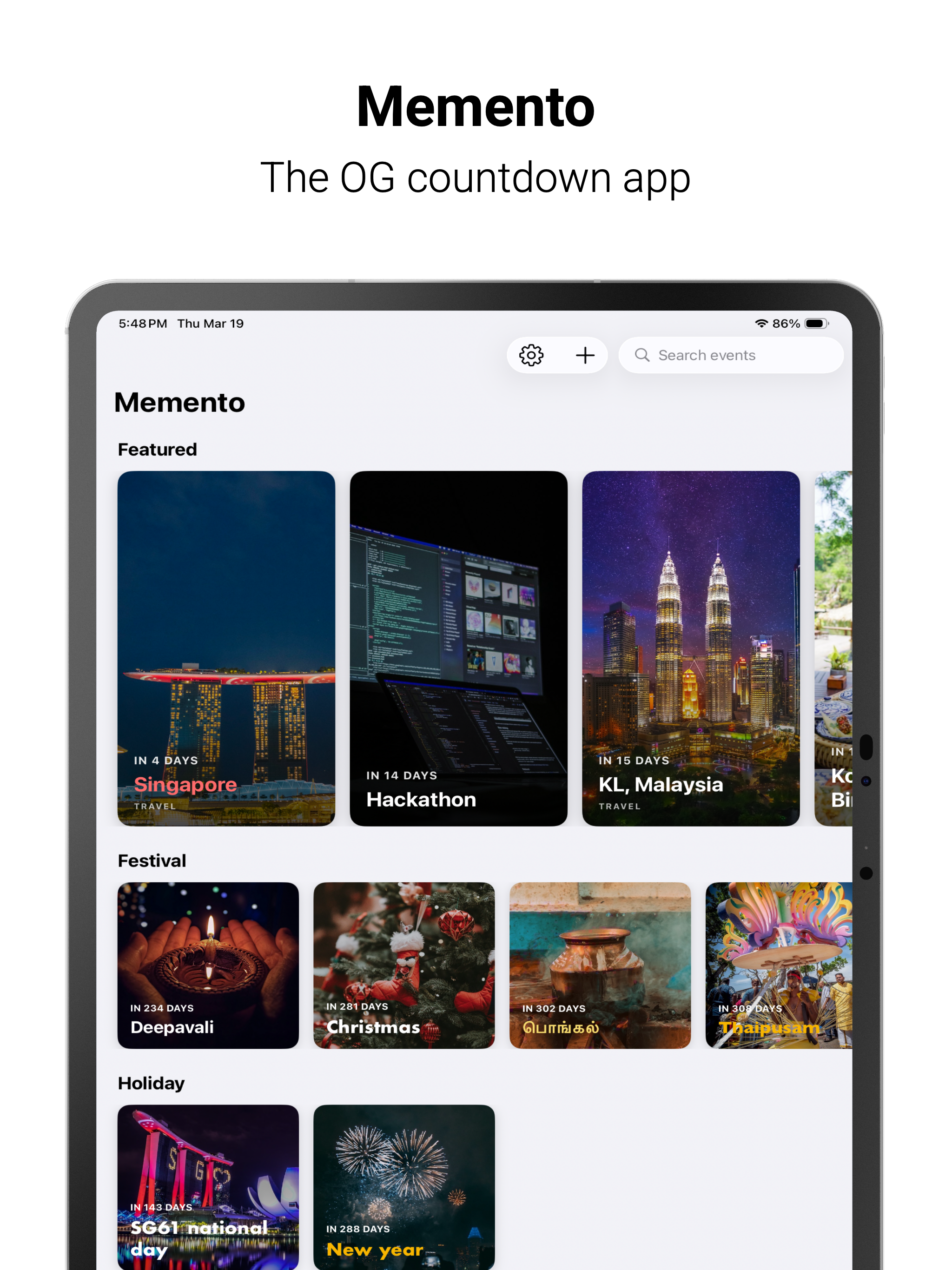 Memento: Days Countdown Widget screenshot 8