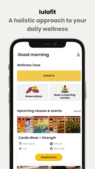 Screenshot 1 of Playbook Experience App