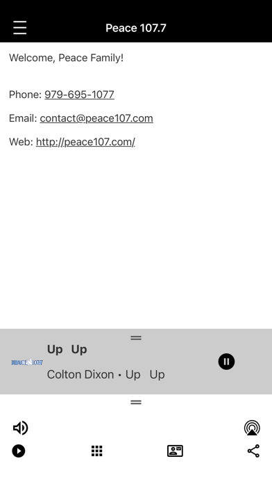 Peace 107:7 Screenshot