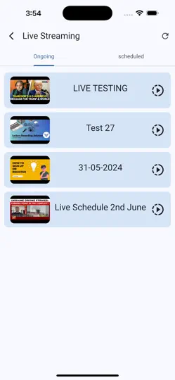 Screenshot von Ekatvam Academy LMS auf dem iPhone 4