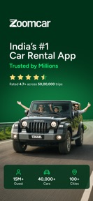 Zoomcar: Car rental for travel screenshot