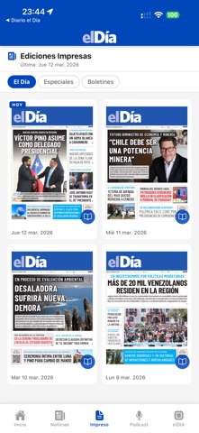 Diario el Día iPhone screenshot 2