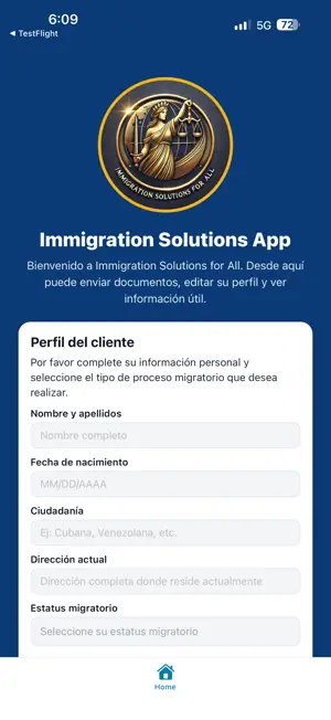 Immigration Solutions App screenshot 1