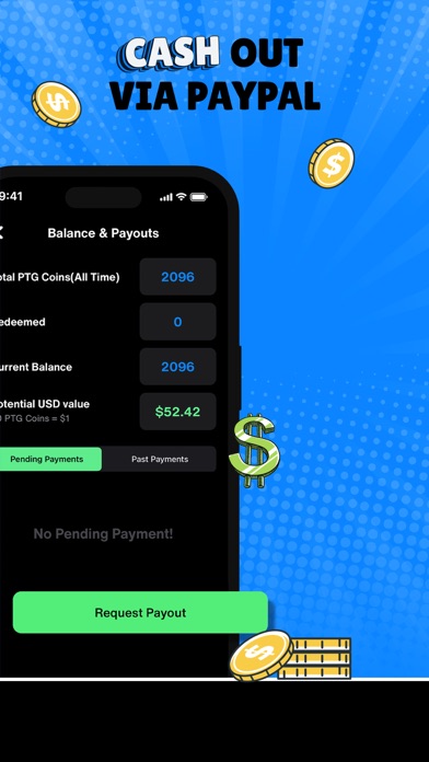 Screenshot #2 pour PaidToGo - Pedometer Cash
