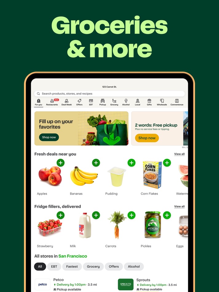 #2. Instacart: Groceries & Food (iOS) โดย: Maplebear Inc