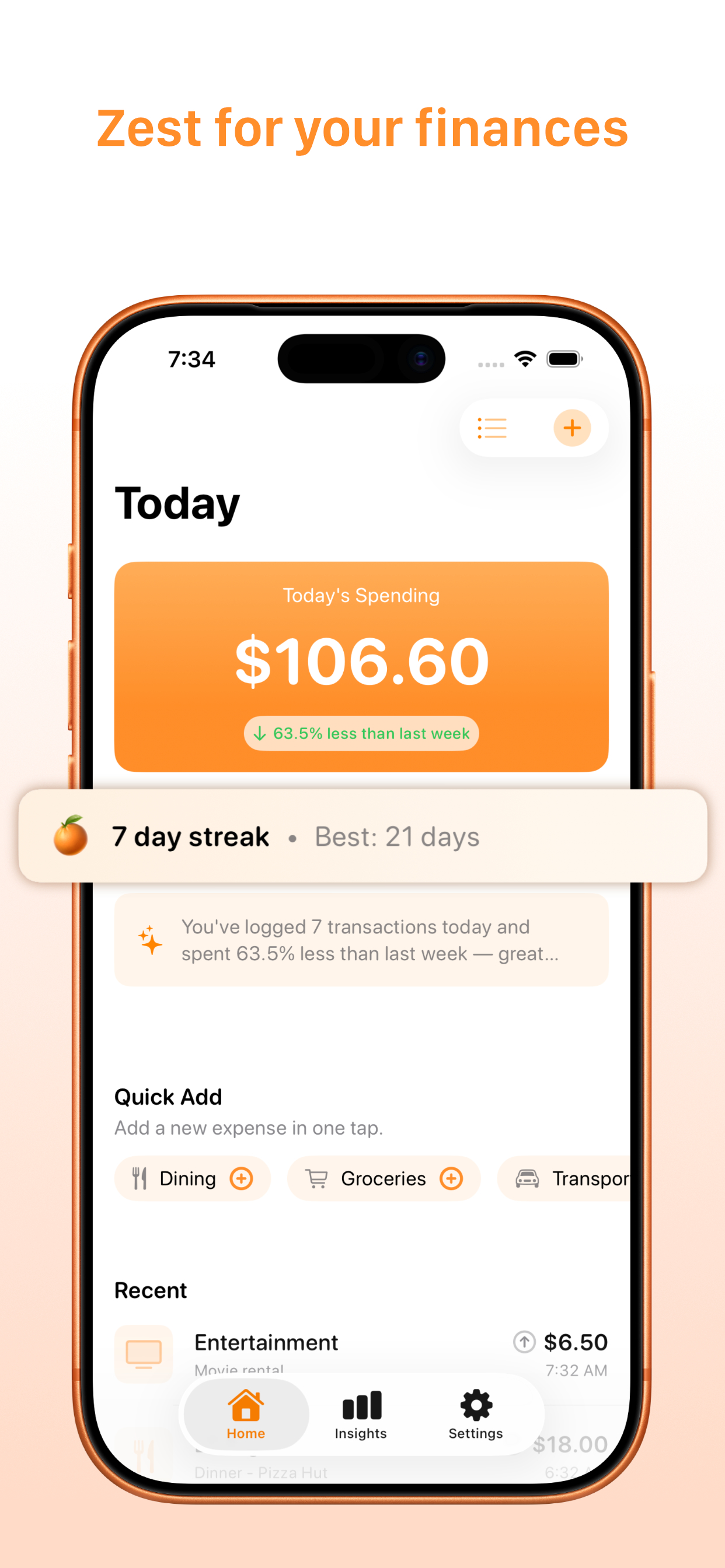 Kumquat: Expense Tracker screenshot 10